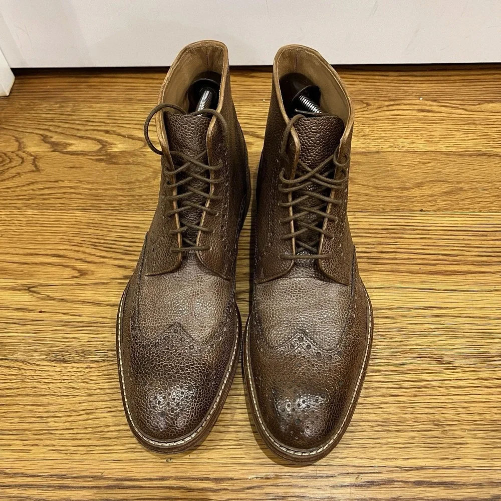 Lloyd‎ Germany Wingtip Boots Brown Size 8.5